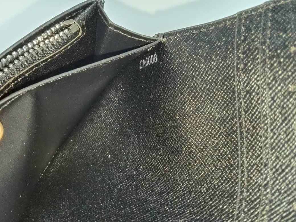 Louis Vuitton Monogram Eclipse Brazza Canvas Long… - image 9