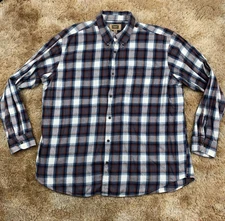 The Foundry Supply Co Mens Size 2XL Long Sleeve Button Down Flannel Shirt