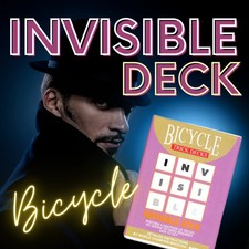 INVISIBLE DECK CARD TRICK - RED BICYCLE - Magic  Party Tricks