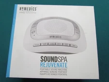 Homedics Sleep Solutions Sound Spa Rejuvenate SS2025C New Open box