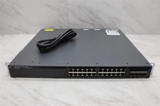 WS-C3650-24PD-L Cisco Catalyst 3650 Network Switch 24-Port 2x PSU w/ Ears