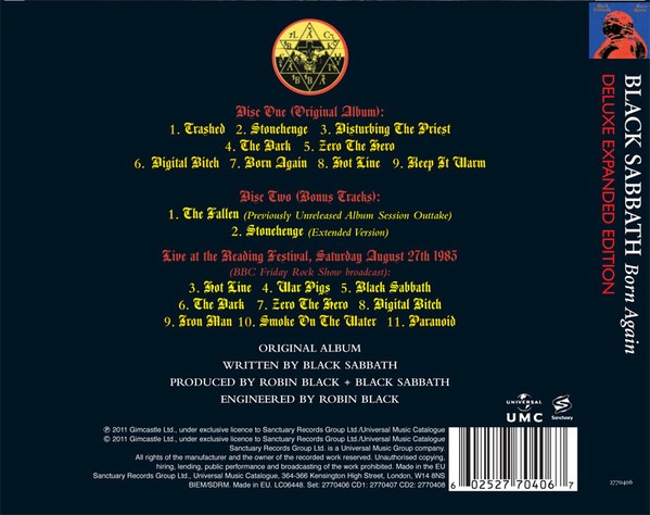 Black Sabbath 'Born Again' (Deluxe Expanded Edition) 2CD - Neu & Versiegelt-image