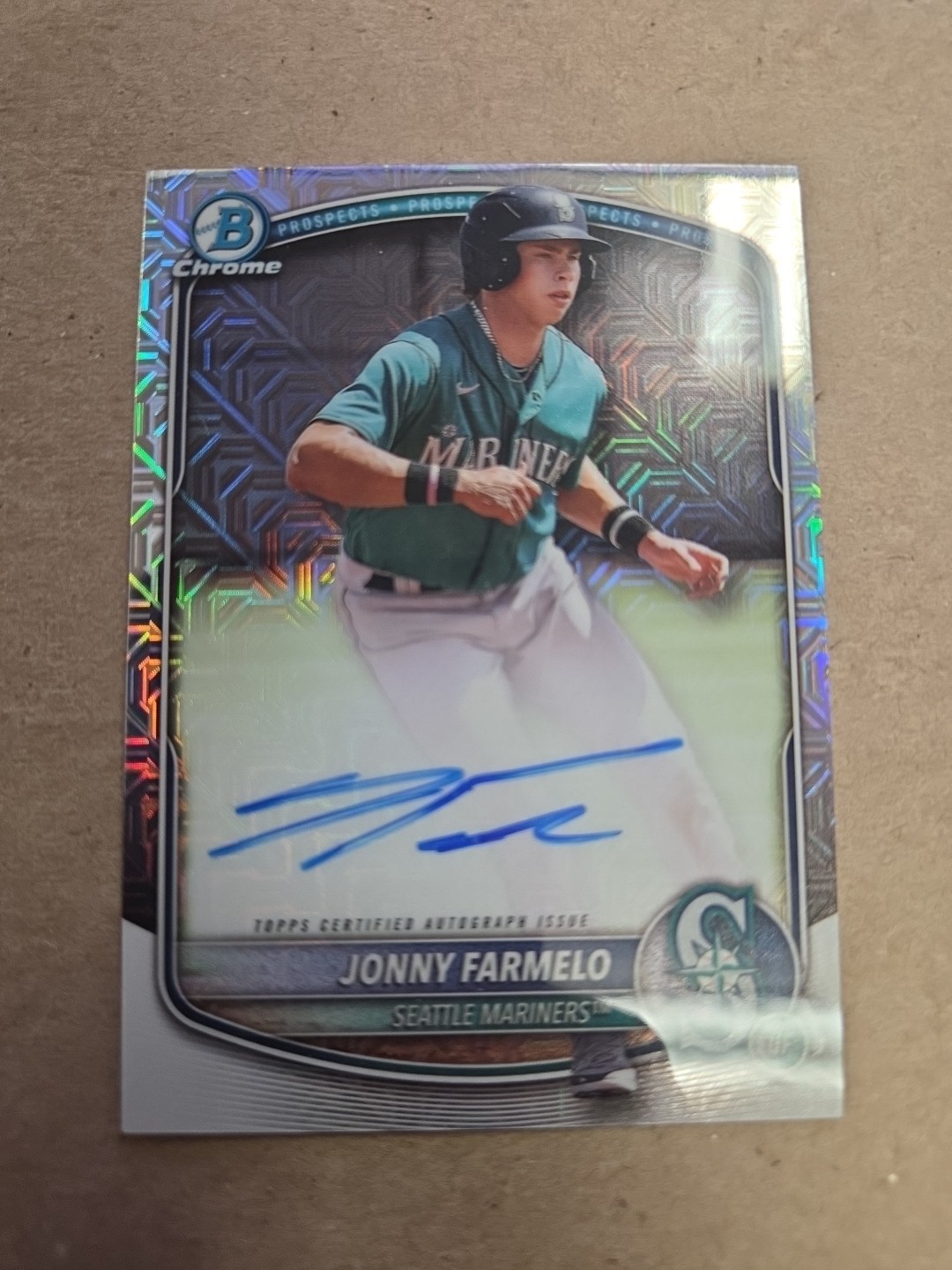 2024 Bowman - Chrome Prospect Mega Box Autographs Jonny Farmelo #BMA-JF (AU, RC)
