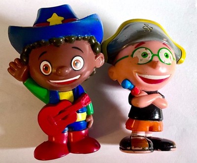 SET OF 2 Little Einsteins PAT ROCKET Go West Quincy Cowboy & LEO PIRATE FIGURES