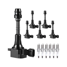VEVOR Ignition Coil Pack and Spark Plugs,Set of 6,Compatible with Nissan Maxima