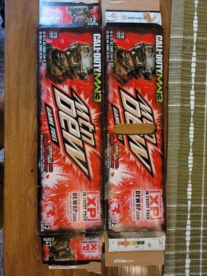 Mountain Dew Game Fuel 12 Pack MW3 Box Only