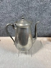 Vintage~Tea Pot~ Sheets Rockford~Pewter~#368 8.5"H