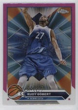 2023-24 Topps Chrome Pink Refractor Rudy Gobert #38 07lj