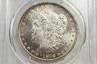 NobleSpirit STUNNING 1878 7/8TF Morgan Silver Dollar PCGS MS63 Near Prooflike
