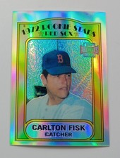 2001 TOPPS ARCHIVES RESERVE CARLTON FISK REFRACTOR #26 BOSTON RED SOX