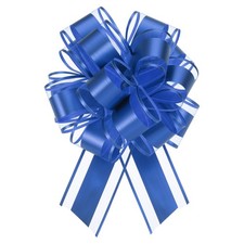 15pcs 8 Inch Large Big Pull Bow Gift Wrapping Ribbon for Presents, Sapphire Blue