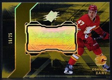 23-24 SPx Finite Rookies Gold Spectrum Connor Zary F-10 Calgary Flames RC 16/25