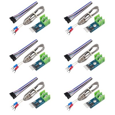 ACEIRMC DC 3-5V MAX6675 Module + K Type Thermocouple Temperature Sensor Therm...