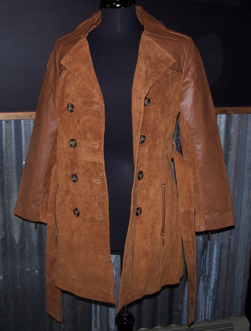 Iman Global Chic Leather Jacket/Small Double Brea… - image 11