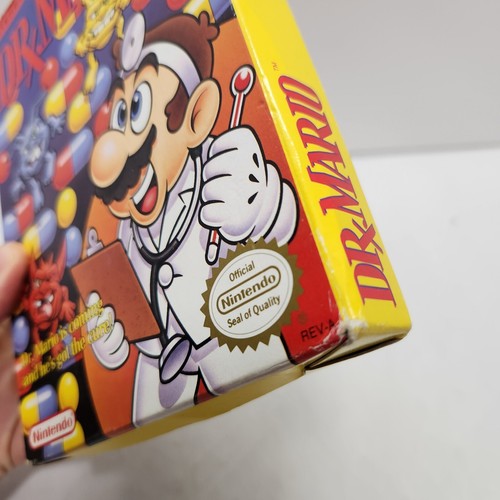 Dr. Mario (Nintendo, NES 1990) Game in Box, - Styrofoam - No Manual - Picture 2 of 12