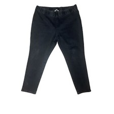 SOFT SURROUNDING Pull-On Pants Color Biker Leggings Charcoal Sz 2X Cotton