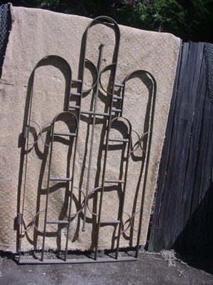 ROYAL CREST Cast Iron Wrought Garden Decorative Gate