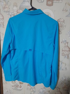 Z-Man By AFTCO Women's Long Sleeve Vented Snap Button Up Fishing