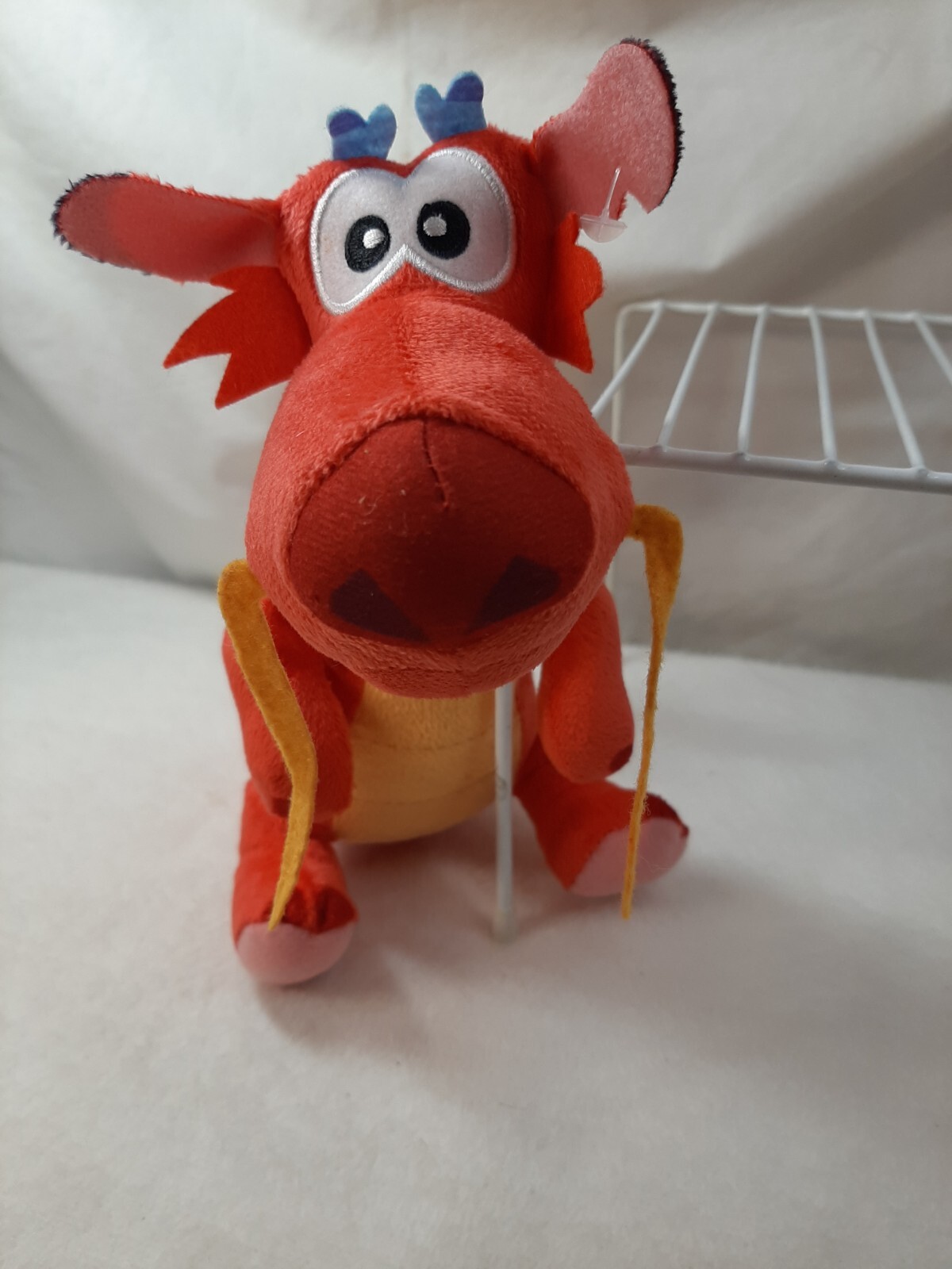 Disney Mulan Plush Mushu Dragon Red 9” Inches Stuffed Animal Toy Plush