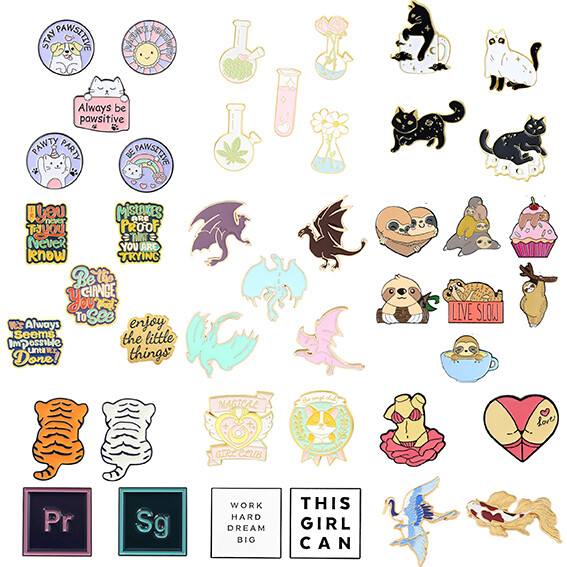 Broche De Collier À Revers En Émail Broche De Corsage Broche De Poitrine /