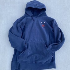 Vintage 80s St. Mary’s College Rowing NCAA Hoodie Large Made In USA Rare