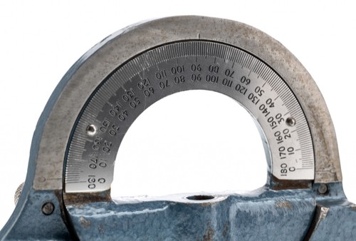 Combination Square Protractor Cast Iron w/ Bubble Level 446g 6in Vintage Used - Picture 3 of 9