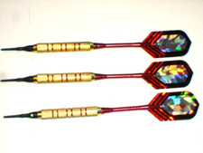 Soft Tip Darts 18 Gram Brass with Aluminum Shafts New 1055