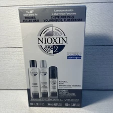 Nioxin System 2 Starter Kit-Cleanser Therapy 10Oz Treatment 3.3Oz Thinning Hair