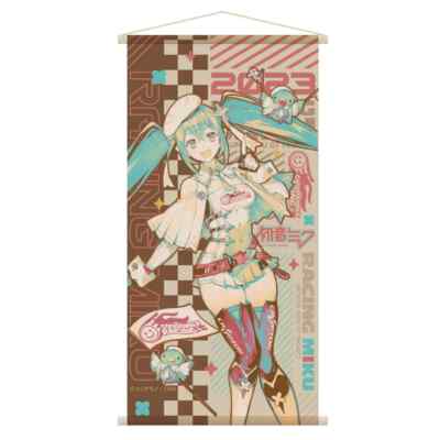 [Gobelin Wandrolle] Hatsune Miku Racing Miku 2023 34,6 x 18,9 in New Japan