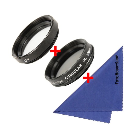 3-fach Lens Set UV Filter + Polarizer Slim CPL + Microfibre Cleaning Cloth - Picture 2 of 15