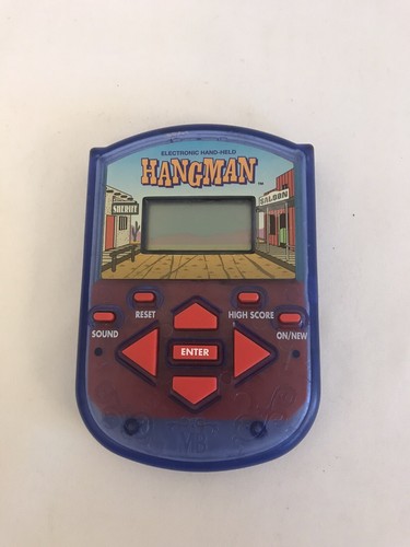 1995 Battleship & 2002 Hangman 4632 Electronic Hand-Held Games TESTED&WORKING - Picture 2 of 8