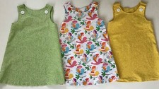 Lot 3 NWOT SUNDRESSES bright summer dresses girls 4T 4 sales samples/prototypes