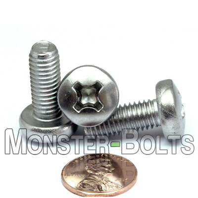 Qty - 500 M8 x 20mm DIN 7985A Phillips Pan Machine Screw, A2 Stainless Steel