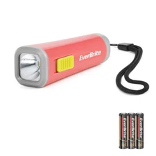 EverBrite LED Flashlight Kid Flashlight Mini Torch Lamp 3AAA Batteries w/Lanyard