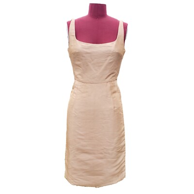 short champagne silk dress SOFIA MINI DRESS