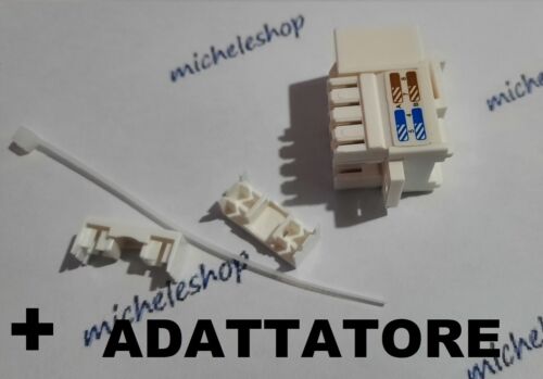 matix GO bticino compatibile presa di rete dati rj45 cat6 cat6a cat7 cat8 - Foto 4 di 68