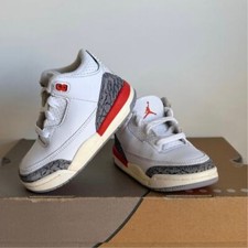 Nike Air Jordan 3 Retro  Georgia Peach  Toddler Sneakers FQ9174-121- SZ 7 C