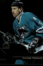 1997-98 SP Authentic #132 Bernie Nicholls San Jose Sharks Hockey Card