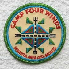 PATCH GSA Girl Scouts Camp Four Winds Wichita Area GS