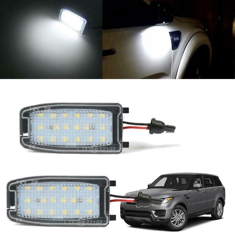 For Land Rover Range Rover LR2 LR3 LR4 LED Under Side Mirror