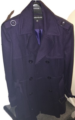 warehouse double breasted coat