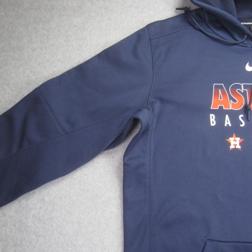 Houston Astros Hoodie Mens XL Blue Nike Baseball Swoosh Team Issued Pullover - 第 3/14 張圖片