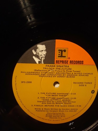 Frank Sinatra, Trilogy Past Present Future 3-LPs ORIGINAL 1980 plays EX 3FS-2300 - Picture 5 of 6