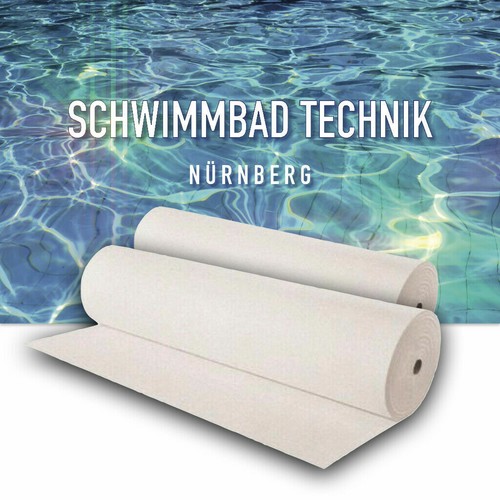 Vlies Rolle L=30m x H=2,0m Schwimmbadvlies Poolvlies Schwimmbecken - Bild 1 von 5
