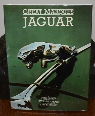 GREAT MARQUES JAGUAR Chris Harvey 1982 Octopus Pub HB/DJ Like New