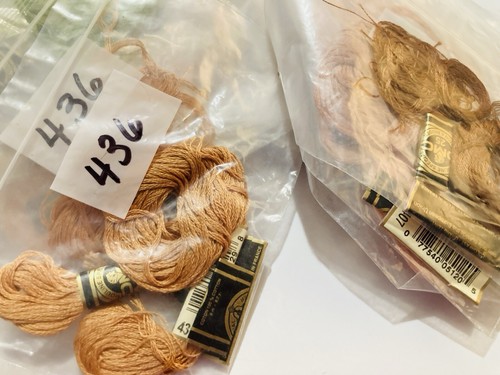 DMC Embroidery Floss Lot of 34 Skeins & Bags Mouline Special Cotton Variety #60 - Picture 2 of 5