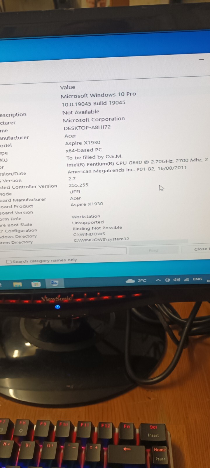 ACER X1930 Office Desktop PC eBay