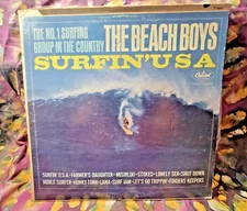 The Beach Boys - Surfin' USA LP 1963 Capitol T1890 Mono VG Vinyl 