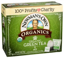 Newman's Own Organic Green Tea 40 Bag