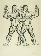 Hugo Gellert : Workers of the World : 1933 : Archival Quality Art Print